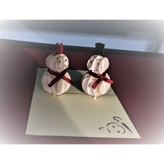 Thiệp 3D người tuyết