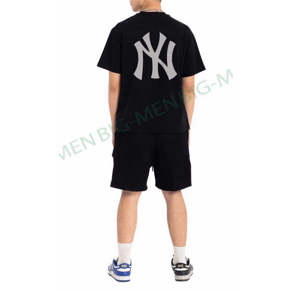 [bigsize] Áo thun cotton in N Y phản quang siêu đẹp bigsize nam 50-140kg