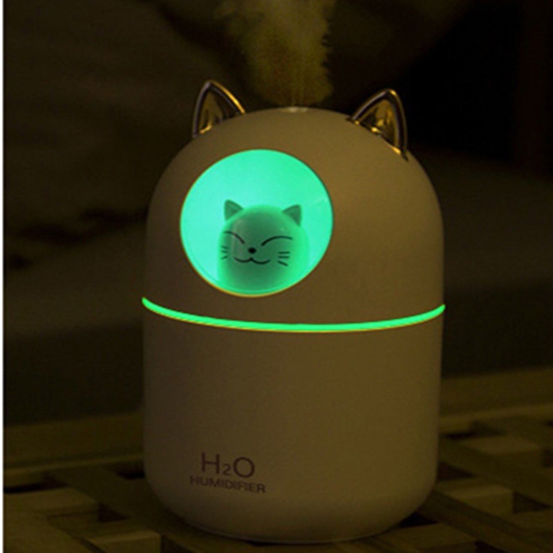 máy phun tinh dầu sương mèo con lồng kính❤️Freeship-ảnh thật🤩 quà tặng dễ thương