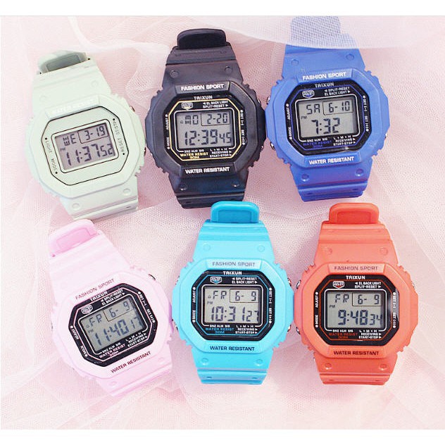 ĐỒNG HỒ NAM NƯ SHHORS VUÔNG NHIỀU MÀU D361 SIÊU ĐẸP | BigBuy360 - bigbuy360.vn