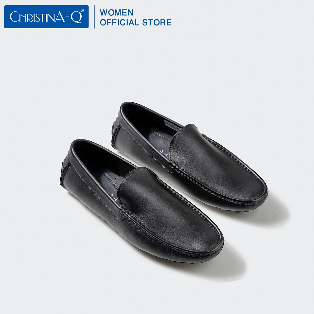 Giày Lười Công Sở Da Cao Cấp ChristinA-Q GNA406