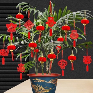 Đèn lồng mini màu đỏ dùng trang trí tiệc cưới
