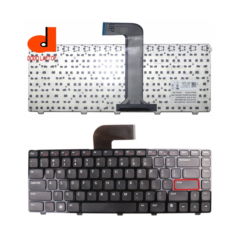 Bàn Phím Laptop DELL N4110 4050 5050 4349 3520 4040 3460 V131 2420, US keyboard laptop