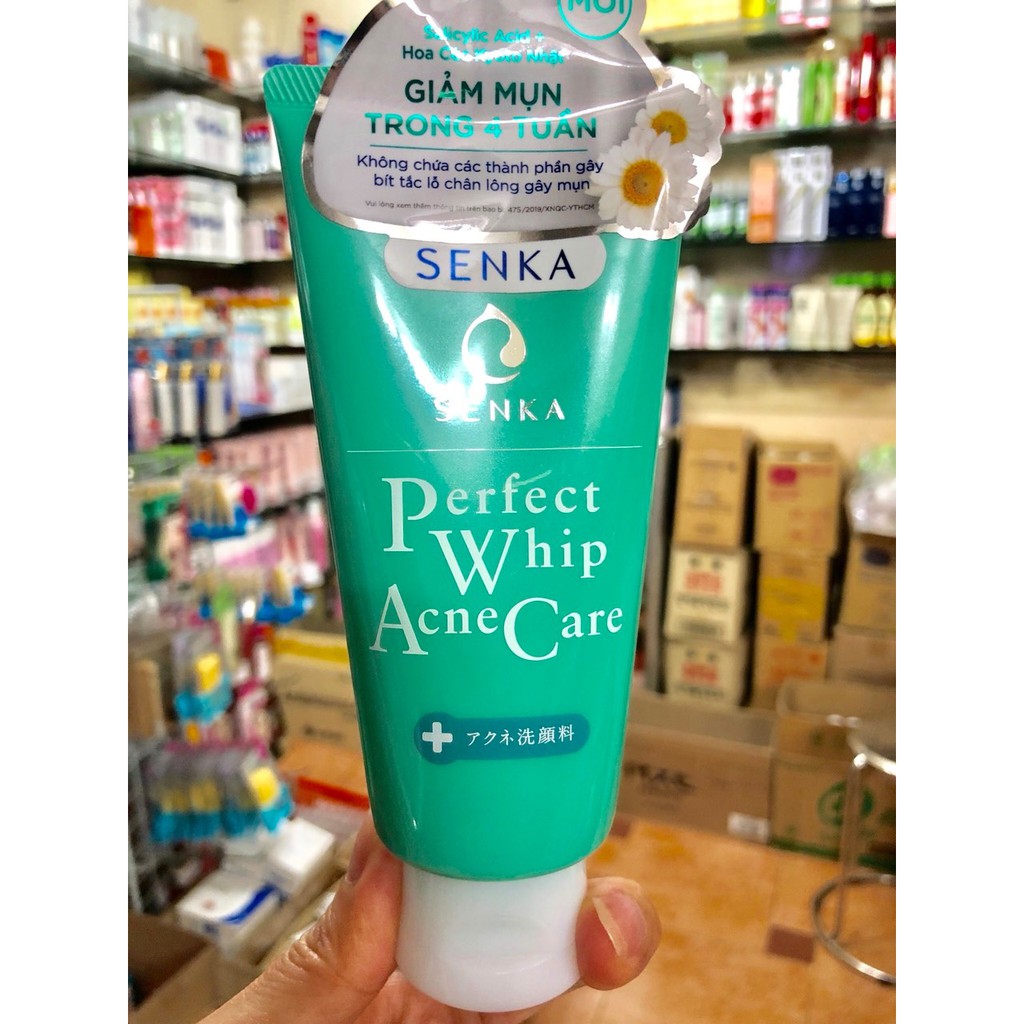 Senka Perfect Whip Acne Care - Sửa rửa mặt dành cho da mụn | BigBuy360 - bigbuy360.vn