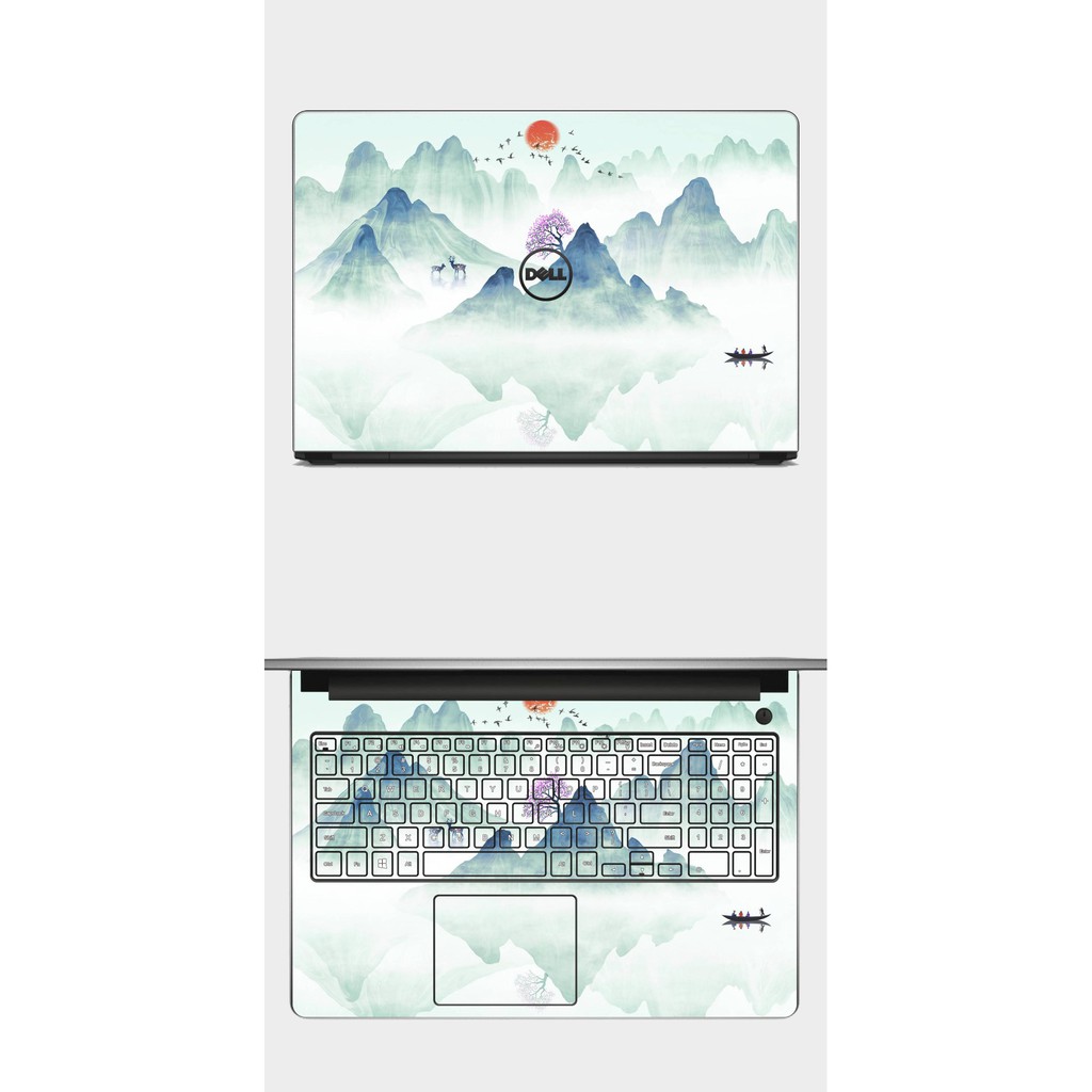 Skin laptop miếng dán laptop mẫu phong thủy decal dán cho HP Dell Asus Acer Lenovo MSI Mác - in theo yêu cầu