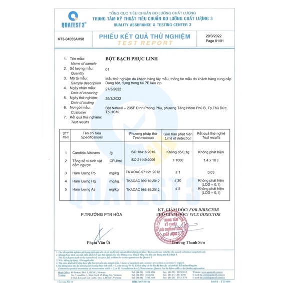Bột Bạch Phục Linh nguyên chất 100% 100gr - trắng da, đánh bay thâm nám, trẻ hoá da, hỗ trợ ngủ ngon