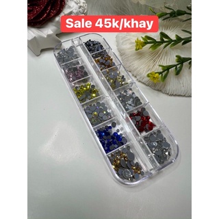 Đá chân lưới khay 12 ô [T] trang trí Nail