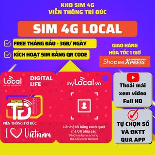 Sim 4G Local - Sóng Mobifone Data 90Gb/Tháng, Free Tháng Đầu, Sim Mobi Dung Lượng Khủng Phát Wifi, Chơi Game Tốc Độ Cao