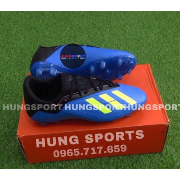 GIÀY ĐÁ BÓNG ĐINH CAO X18 -CAO CẤP -TẶNG TẤT -GIÀY ĐÁ BÓNG SÂN CỎ TỰ NHIÊN X18 ! \ "*^