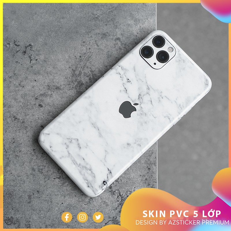 Dán Skin Vân Đá Trắng IPhone | Skin IPhone 5 Lớp Chất Liệu Cao Cấp Chống Xước, Chống Thấm, Chống Bay Màu...