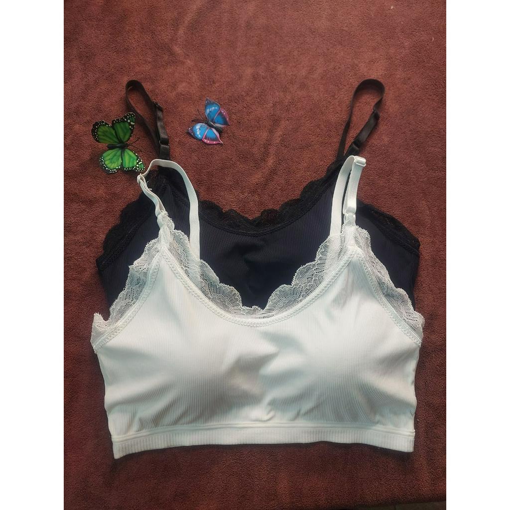 ÁO BRA 2 DÂY XINH XẮN - ÁO NGỰC MÚT MÕNG COTTON DÃN