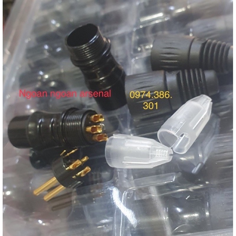 dây kết nối 3.5 ra 2 đầu canon xlr đực hoặc cái