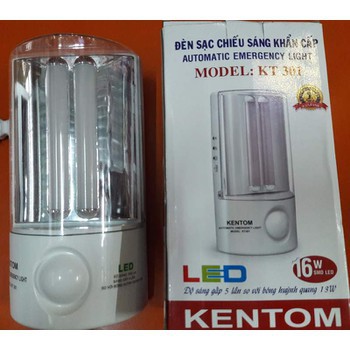 Đèn sạc khẩn cấp Kentom KT-301 - hình thật