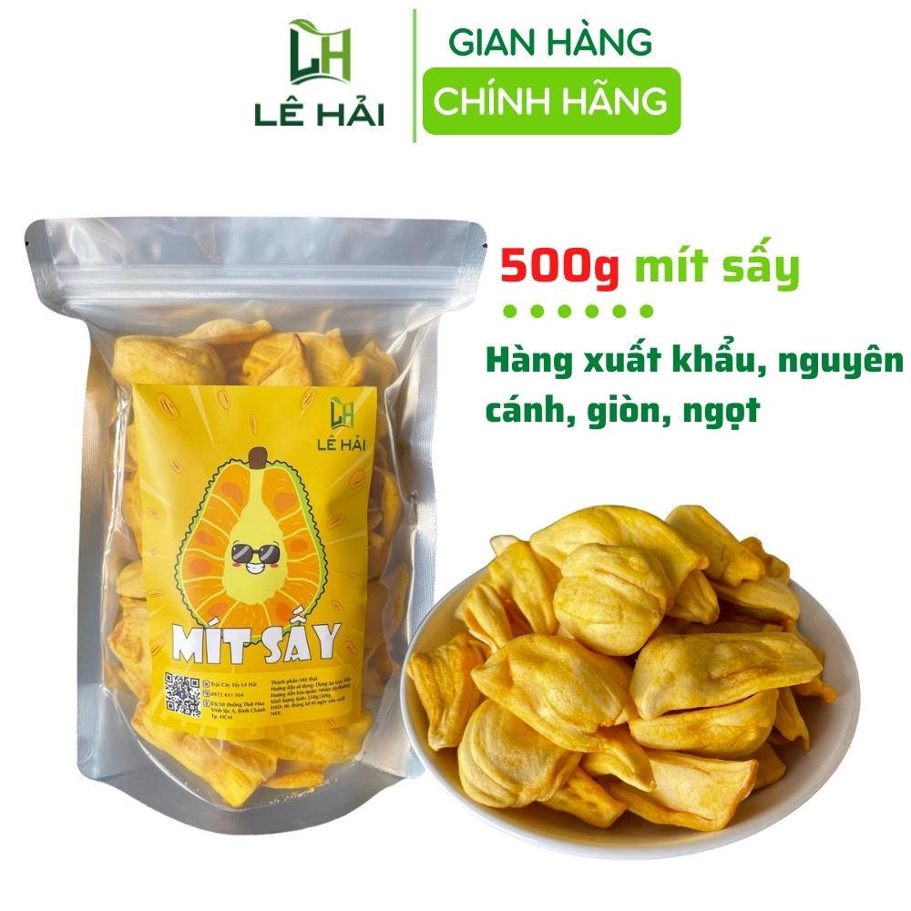 500g mít sấy giòn Lê Hải hàng xuất khẩu nguyên cánh không vỡ giòn rụm thơm ngon