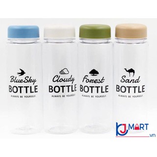 Bình uống nước Bottle Nhật Bản (500ml) - Giao màu ngẫu nhiên