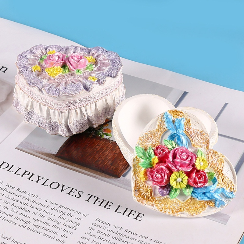 Sa Khuôn Silicon Làm Hộp Đựng Trang Sức