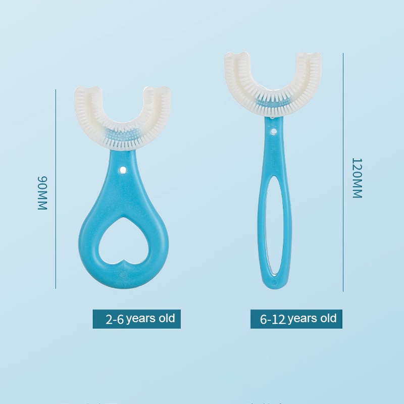 Đồ chơi bàn chải đánh răng SEASUN TOYS hình chữ U mềm đáng yêu cho bé 2-12 tuổi