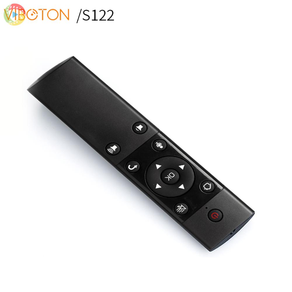 Bộ Điều Khiển Từ Xa Không Dây Viboton S122 2.4g Dùng Cho Android Tv Box / Game Console / Pc /Top