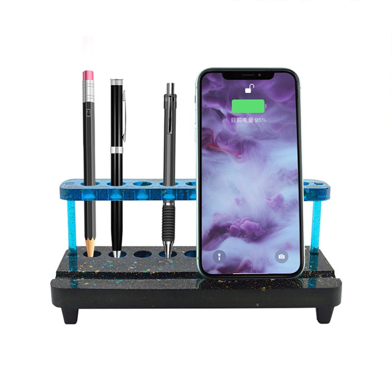Bộ 4 Khuôn Silicone Dùng Làm Hộp Đựng Bút DIY