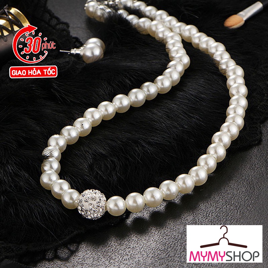 Vòng Cổ, Vòng Tay, Bông Tai Đính Đá Giả Thiết Đơn Giản, Sang Trọng Thời Trang Nữ