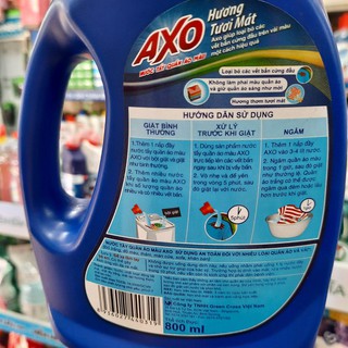 Nước tẩy AXO tươi mát 800ml