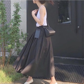 [ORDER] Chân váy dài form xòe linen cột eo V062