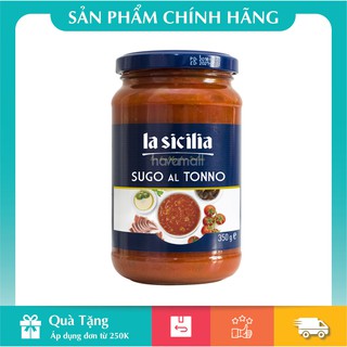 [HÀNG CHÍNH HÃNG] Sốt Cà Chua Cá Ngừ La Sicilia 350gr