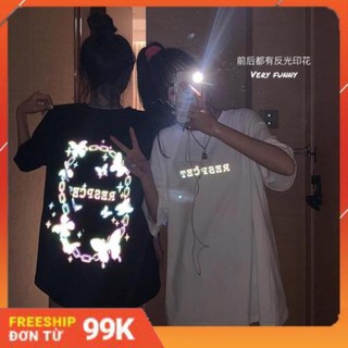 [BÃO SALE 50%]  Áo phông xích respect phản quang 7 màu ( chất đẹp)