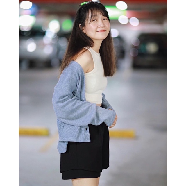 Áo croptop 3 lỗ nữ ôm body không tay RUCHAN kiểu dáng ba lỗ cổ tròn thun gân nhiều màu thời trang