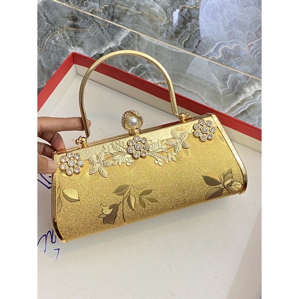 Bóp Đầm Đeo Vai Kết Hạt Thủ Công Hàng Cao Cấp Có Quai{ Nhận giao hoả tốc trong ngày khu vực tphcm}