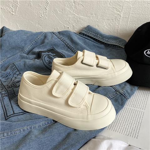 Giày JSC vải canvas quai dán dễ phối đồ thời trang dành cho nữ