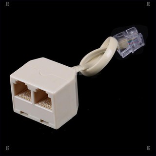 Ổ Cắm Điện Thoại Rj11 Từ 1 Sang 2
