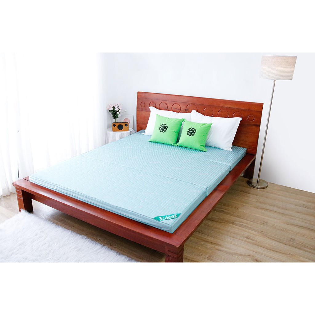 Nệm bông ép Edena chần gòn 1M6X10CMX1M98
