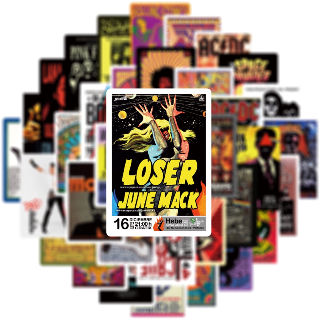 Set 50/25/10 Sticker Graffiti Dán Trang Trí Đa Năng