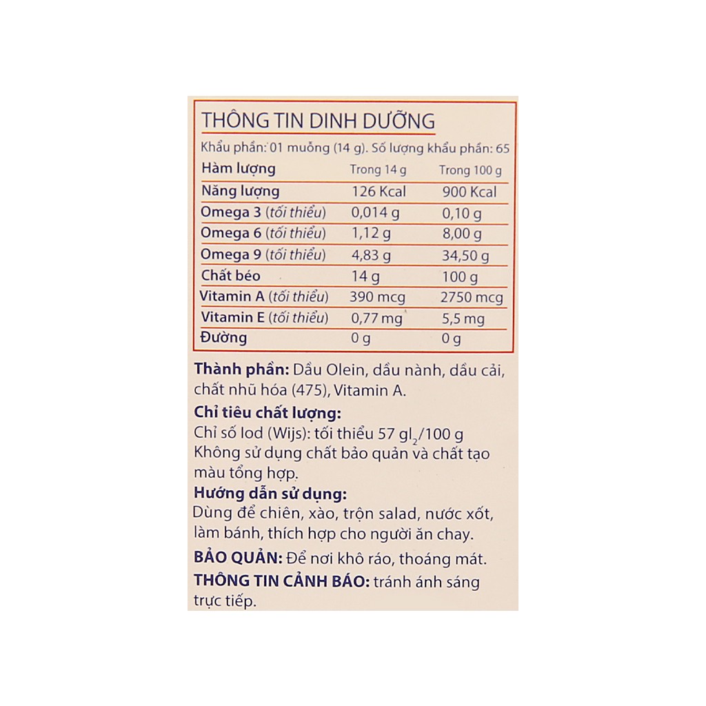 Dầu ăn Happi Koki chai