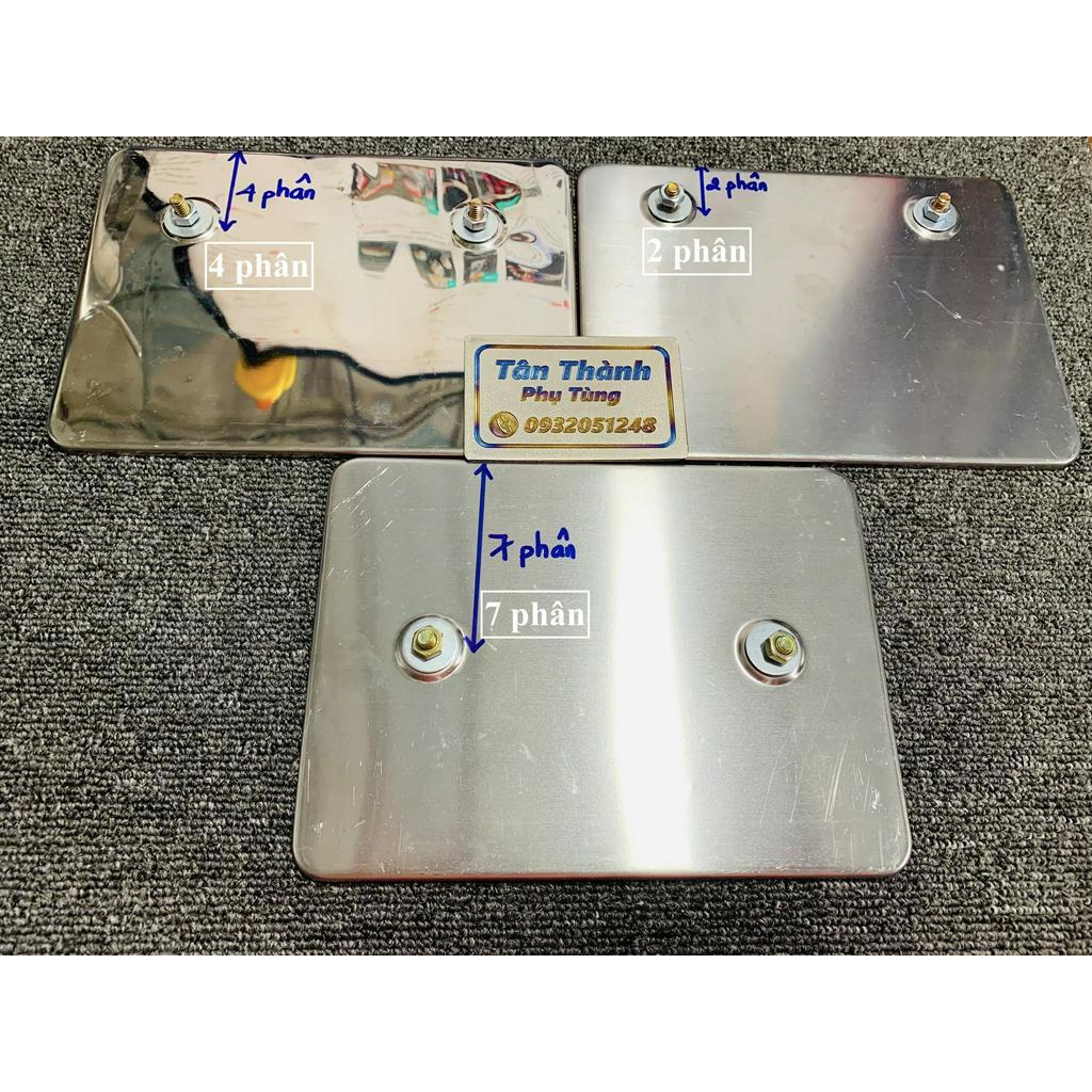 Biển số xe máy: titan, vàng, inox, 7 màu dày, đẹp  Tân Thành PT