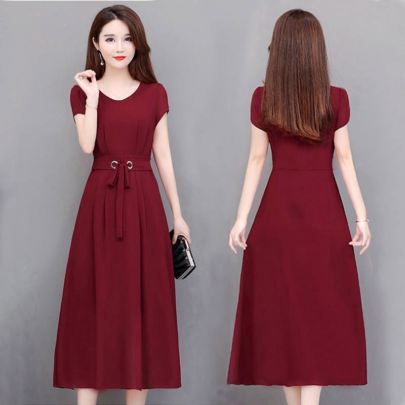 Đầm Dài Qua Gối Thiết Kế Thanh Lịch Cho Nữ Trung Niên | BigBuy360 - bigbuy360.vn