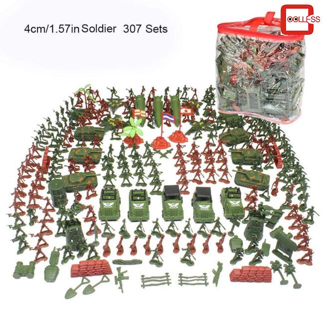 Bộ 307 mảnh ghép mô hình quân đội giáo dục sớm cho trẻ