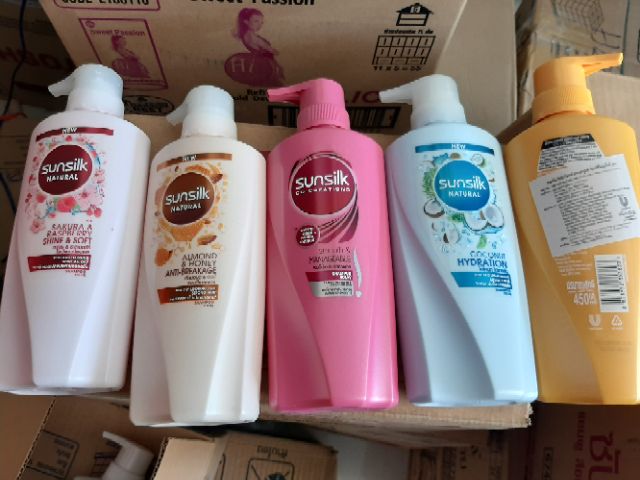 Dầu gội đầu sunsilk thái lan 450ml mẫu mới