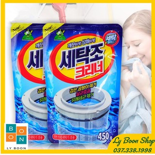 Bột Tẩy Vệ Sinh Lồng Giặt Chính Hãng 💝Freeship 💝Tẩy Lồng Máy Giặt Hàn Quốc