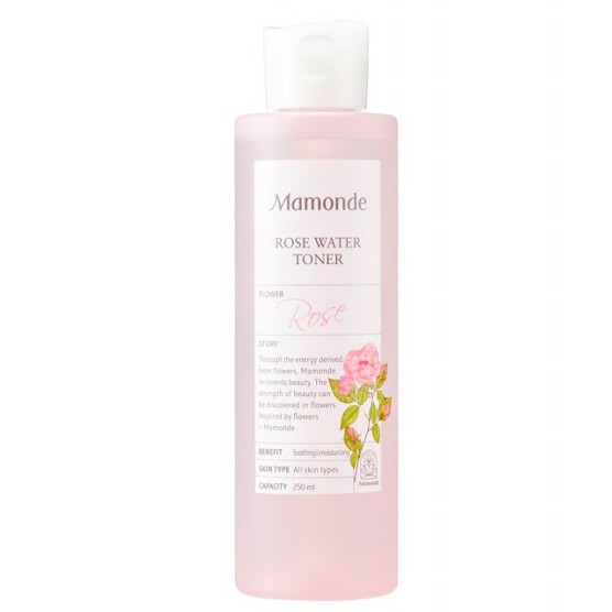  MAMONDE / Nước Hoa Hồng Không Cồn Dưỡng Ẩm Mamonde Rose Water Toner 250ml