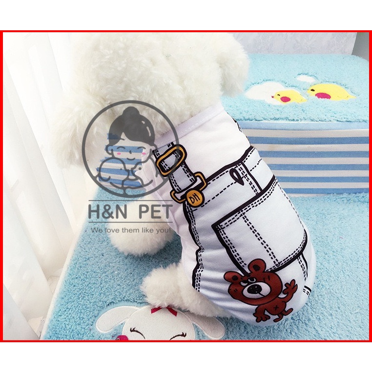 Áo hè cho chó mèo hình yếm cute đáng yêu H&amp;N PET