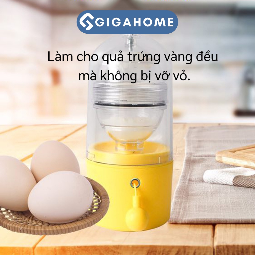 Máy Lắc, Trộn Lòng Đỏ Và Lòng Trắng GIGAHOME Kéo Bằng Tay Nhanh Chóng 10118