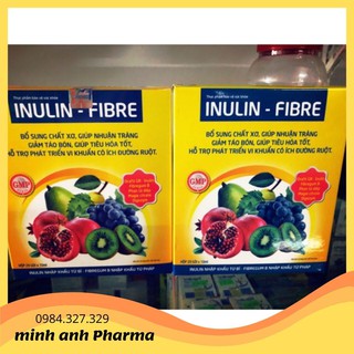 Chất xơ Inulin - Fibre, nhuận tràng chống táo bón