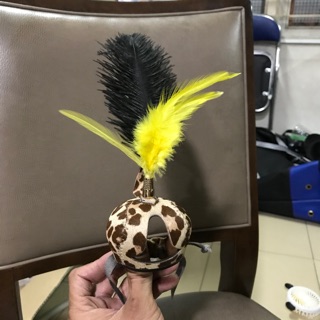 Mũ chim săn đính lông