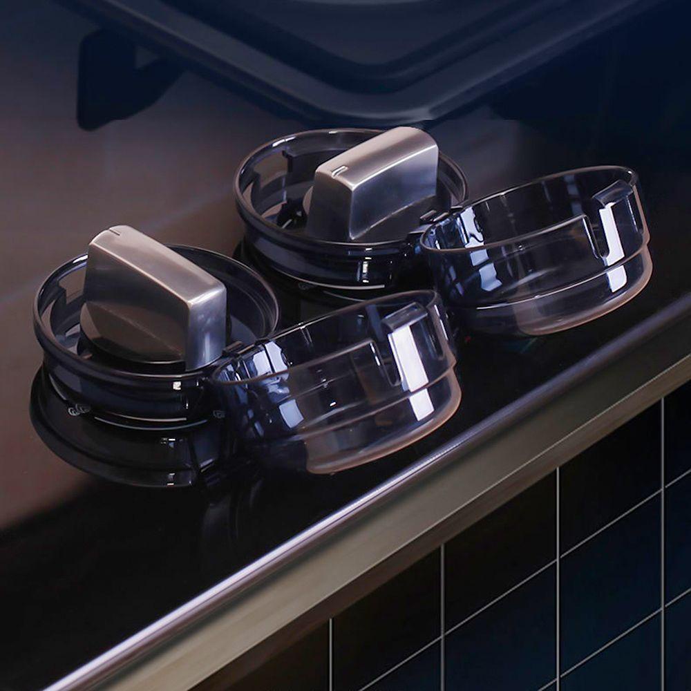 Set 1 / 2 Nắp Nhựa Trong Suốt Đậy Núm Vặn Lò Vi Sóng