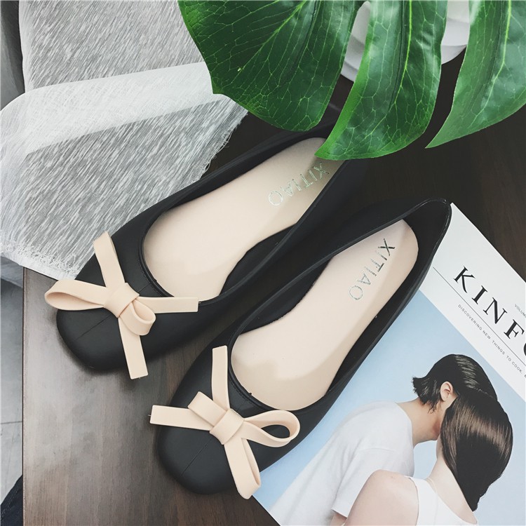 (HÀNG ORDER) Giày nhựa mềm kèm nơ | BigBuy360 - bigbuy360.vn