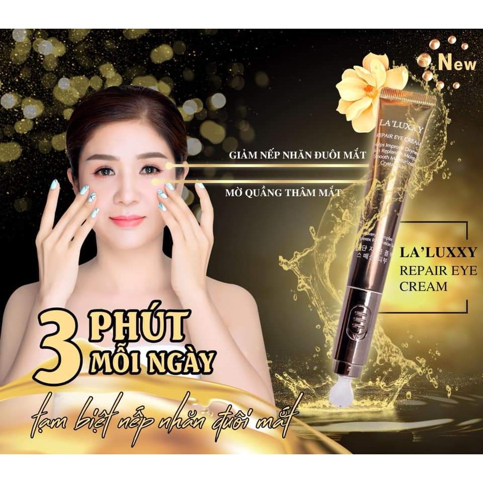 Kem Mắt La'luxxy Drlacir, Thanh Rung Lạnh Mờ Nhăn 3 Phút,giảm nếp nhăn,giảm bọng mắt,giảm thâm mắt,giữ ẩm cho da