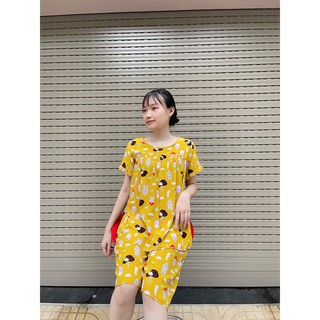 Bộ đồ bầu mặc nhà chất lanh