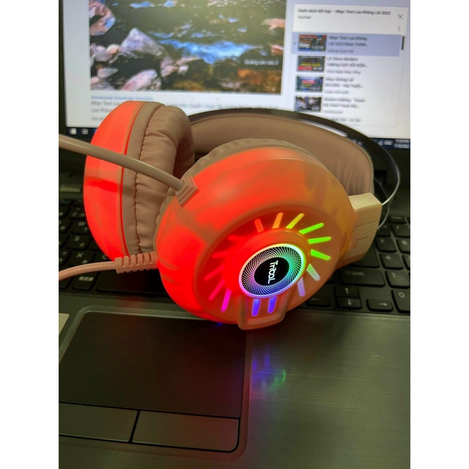 Tai nghe triball 7.1 cổng USB mic chống ồn gaming bảo hành 12 tháng